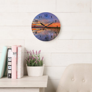 Colourful Everglades, Florida, Large Clock