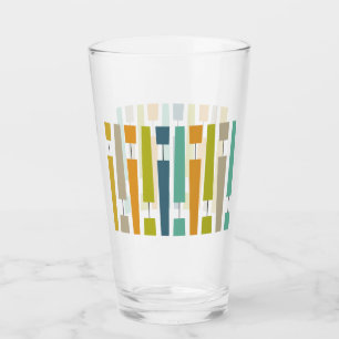 Colourful Exclamation Points Geometric Mid-century Glass