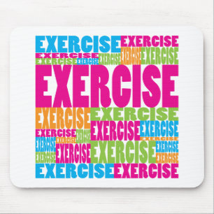 Colourful Exercise Mouse Pad