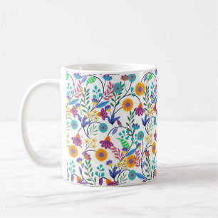Colourful Exotic Floral Background Pattern-23145 Coffee Mug