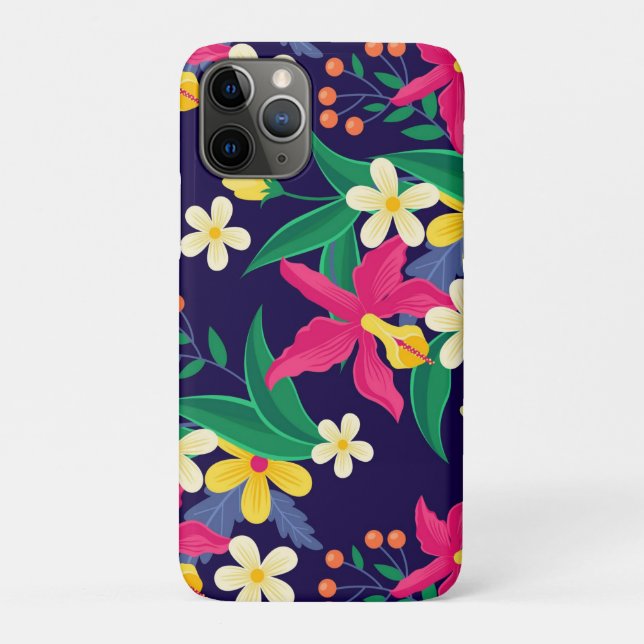 Colourful Exotic Floral Pattern-23021 Case-Mate iPhone Case (Back)