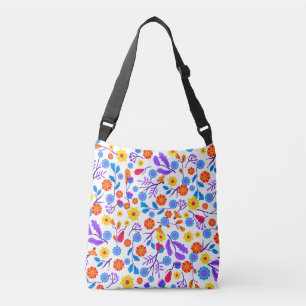 Colourful Exotic Floral Pattern-23165 Crossbody Bag