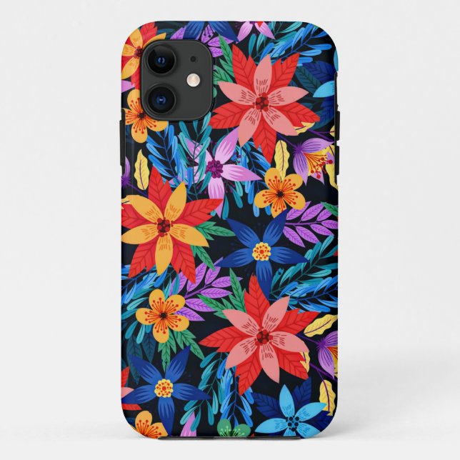 Colourful Exotic Floral Pattern-68578 Case-Mate iPhone Case (Back)