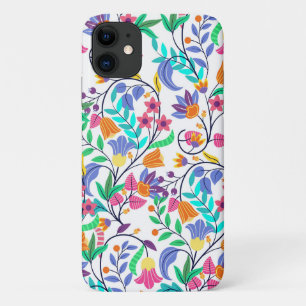 Colourful Exotic Floral Pattern Case-Mate iPhone Case