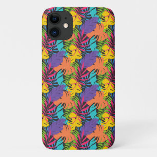 Colourful Exotic Tropical Leaves Pattern Case-Mate iPhone Case