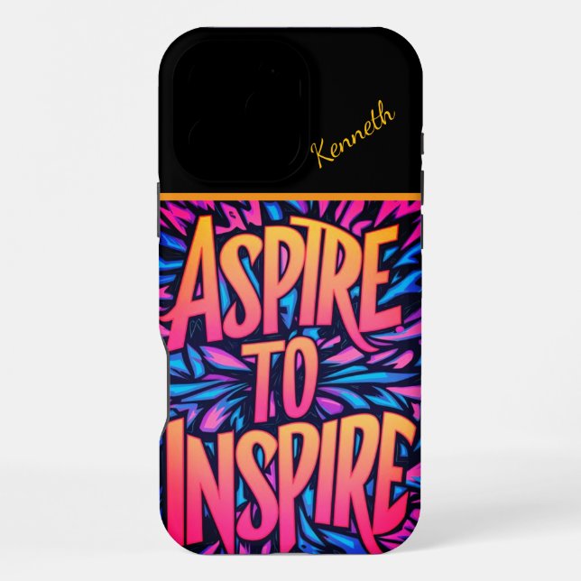 Colourful explosion of inspiration. iPhone case (Back)
