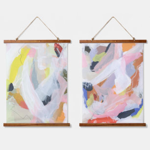 Colourful Expressive Abstract Painting Art Hanging Tapestry