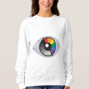 Colourful Eye of Diversity and Creativity Sweatshirt
