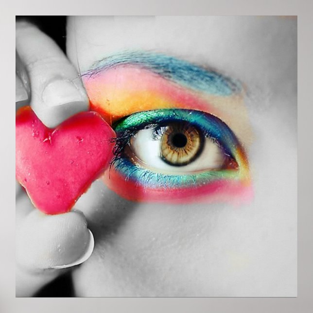 Colourful Eye Poster (Front)