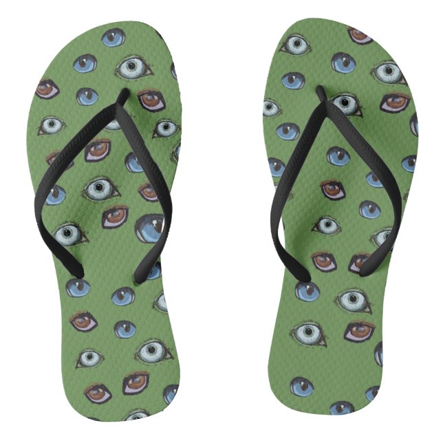 Colourful Eyes Jandals (Footbed)