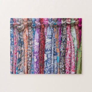 Colourful Fabrics  Jigsaw Puzzle