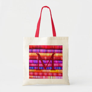 Colourful Fabrics Textile Rolls Tote Bag