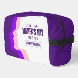 Colourful Faces International Women's Day March 8 Dopp Kit