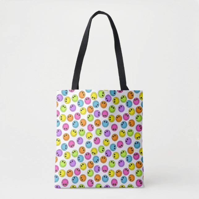 Colourful Faces Tote Bag (Front)