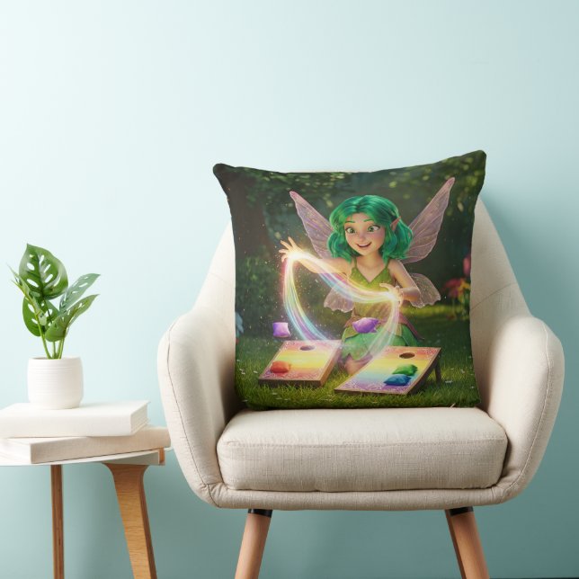 Colourful Fairy Bridal Shower  Cushion (Chair)