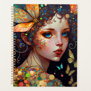 Colourful Fairy Butterflies Fantasy Art Planner