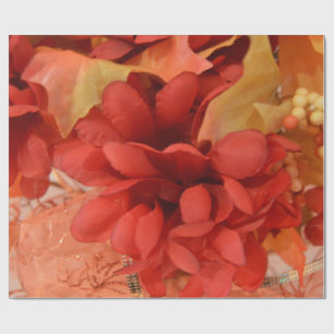 Colourful Fall Colours Wrapping Paper