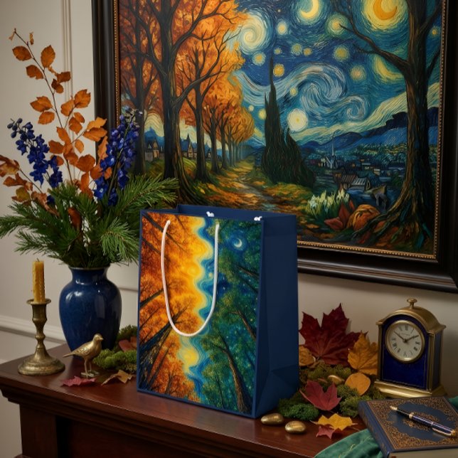 Colourful Fall Forest Gift Bag (Creator Uploaded)