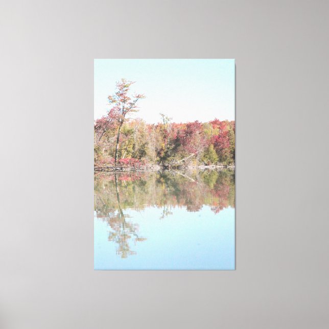 Colourful Fall Landscape Canvas Print (Front)