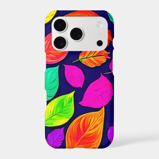Colourful fall leaves Artwork (Back)