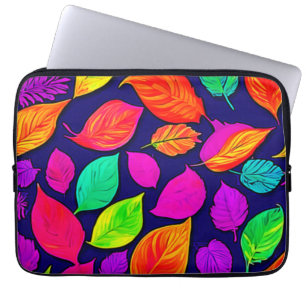 Colourful fall leaves Artwork Laptop Sleeve