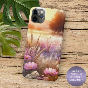 Colourful Fall Season Sunset Floral Watercolor Art Case-Mate iPhone Case