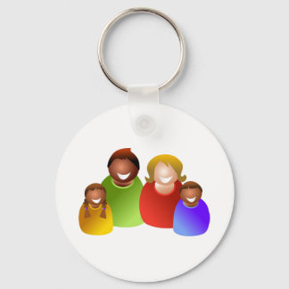 Colourful Family Key Ring