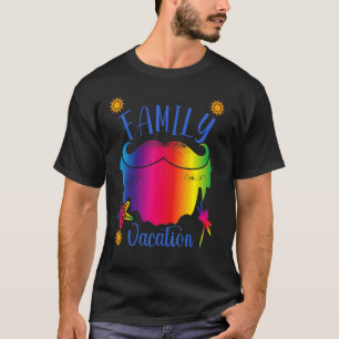 Colourful Family Vacation 2022 Beach Tropical Matc T-Shirt