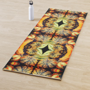 Colourful Fancy Gourds Close Up Abstract Yoga Mat