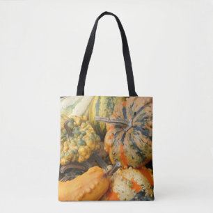 Colourful Fancy Gourds Fall Tote Bag