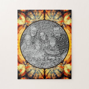 Colourful Fancy Gourds Frame Create Your Own Photo Jigsaw Puzzle