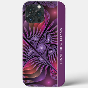 Colourful Fantasy Abstract Modern Fractal Art Name iPhone 13 Pro Max Case