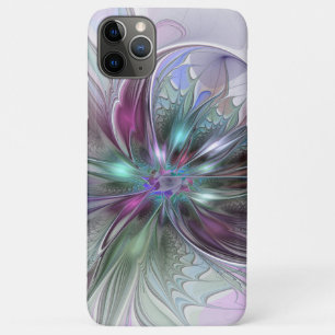 Colourful Fantasy Abstract Modern Fractal Flower Case-Mate iPhone Case