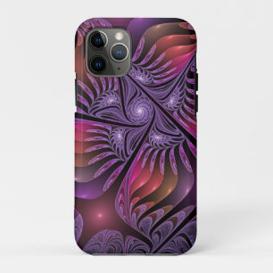 Colourful Fantasy Abstract Trippy Purple Fractal Case-Mate iPhone Case