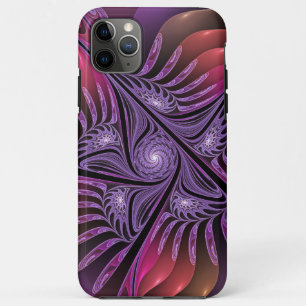 Colourful Fantasy Abstract Trippy Purple Fractal Case-Mate iPhone Case