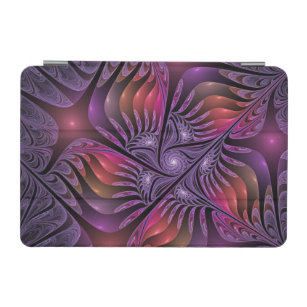 Colourful Fantasy Abstract Trippy Purple Fractal iPad Mini Cover