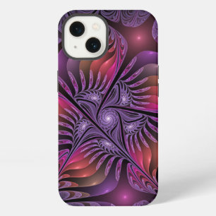 Colourful Fantasy Abstract Trippy Purple Fractal iPhone 13 Case