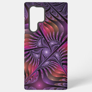 Colourful Fantasy Abstract Trippy Purple Fractal Samsung Galaxy Case