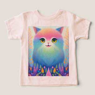 Colourful Fantasy Animal Print T-Shirt