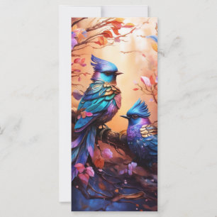 Colourful Fantasy Bird Art 