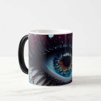 Colourful Fantasy Eye Closeup Morphing Magic Mug