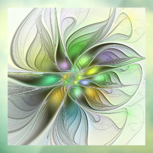 Colourful Fantasy Flower Modern Abstract Fractal