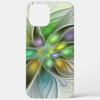 Colourful Fantasy Flower Modern Abstract Fractal