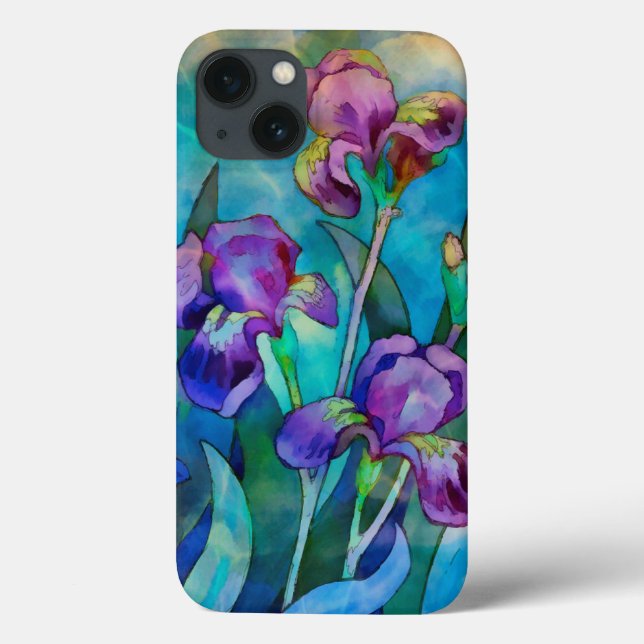 Colourful Fantasy Irises    Case-Mate iPhone Case (Back)