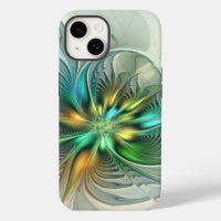 Colourful Fantasy Modern Abstract Flower Fractal
