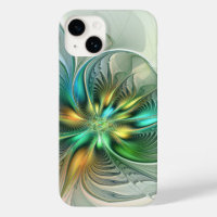 Colourful Fantasy Modern Abstract Flower Fractal