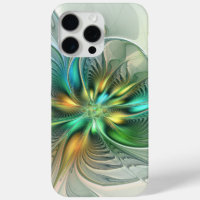 Colourful Fantasy Modern Abstract Flower Fractal