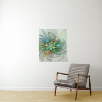 Colourful Fantasy Modern Abstract Flower Fractal
