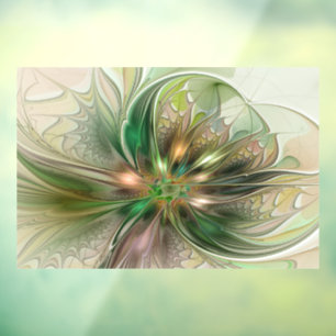 Colourful Fantasy Modern Abstract Fractal Flower