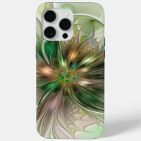 Colourful Fantasy Modern Abstract Fractal Flower